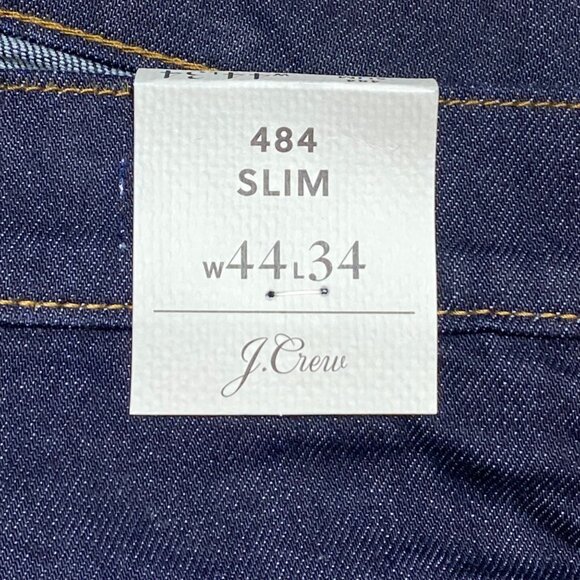 J Crew 484 Slim Fit Men’s Jeans Resin Rinse Color NWT Size 44X34 - Picture 9 of 9
